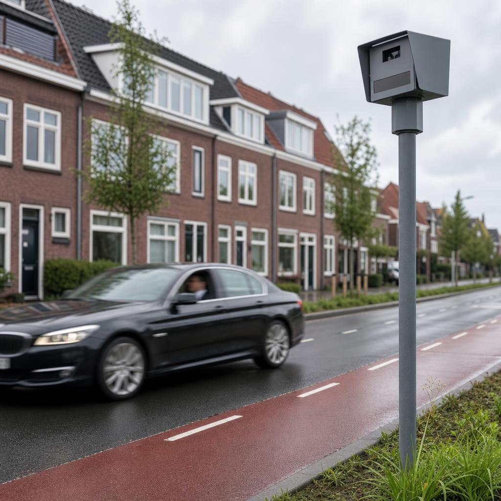 Flitspaal invordering rijbewijs